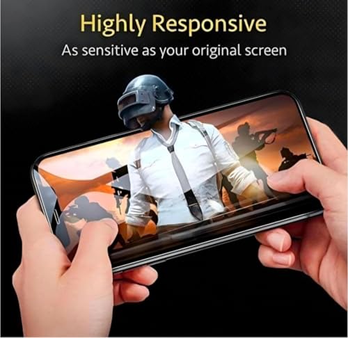 Image of Premium Tempered Glass for Infinix note 40x (HD+ glass, Pack of 1) Full Screen Coverage high definition Screen Protector Guard (Infinix note 40x)