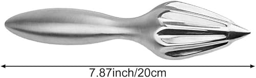 Miniatura 3 de Exprimidor manual de limón, extractor de cítricos de acero inoxidable, prensa manual de cono de fruta naranja, exprimidor de metal, exprimidor de