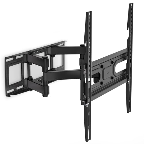 WALI Full Motion TV Wall Mount for 32–70 Inch TVs – Dual Articulating Mount with Swivel, Tilt & Extension | VESA up to 400x400mm | Fits 12/16" Wood Studs | Holds Up to 88 lbs by WALI - Used condition - US$25.82