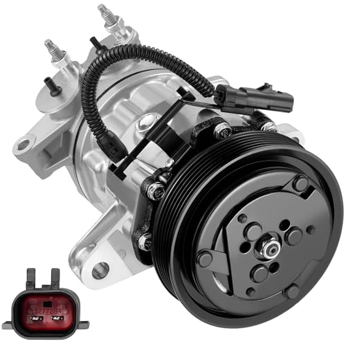 BDFHYK 98576 Air Conditioning A/C Compressor with Clutch Compatible with Jeep 2002 2003 2004 2005 Liberty 3.7L V6, Replace# 55037466AA, 55037466AB, R5037466AE