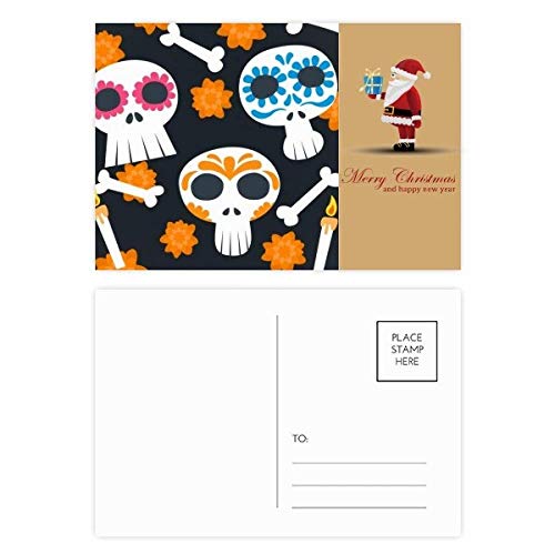 Cartes postales tête de mort mexicaine pour décorer vos carnets de voyage ou écrire à vos proches