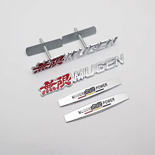 MUGEN POWER Car Emblem Badge Set