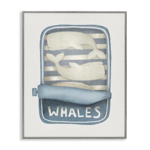 Whimsical Whales Sea Life, 24 x 30 Inch Framed Giclée Print