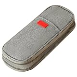 Estojo Escolar Organizador Masculino Feminino Grande Capacidade Estojo Lapis Material Escolar (Cinza)