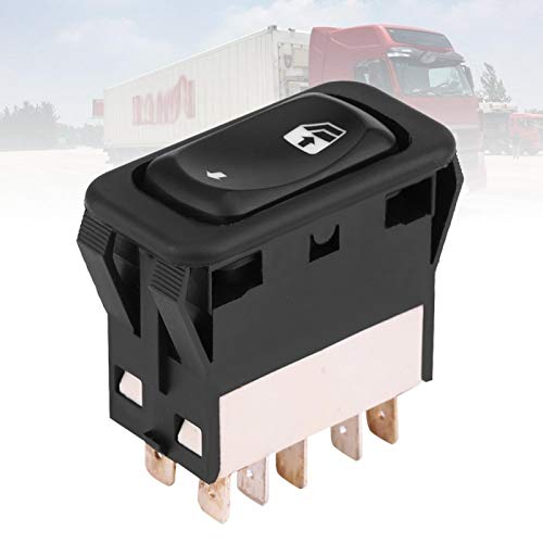 Interruptor de janela, único ultra durável, fácil de instalar, botão de janela elétrica, para carro