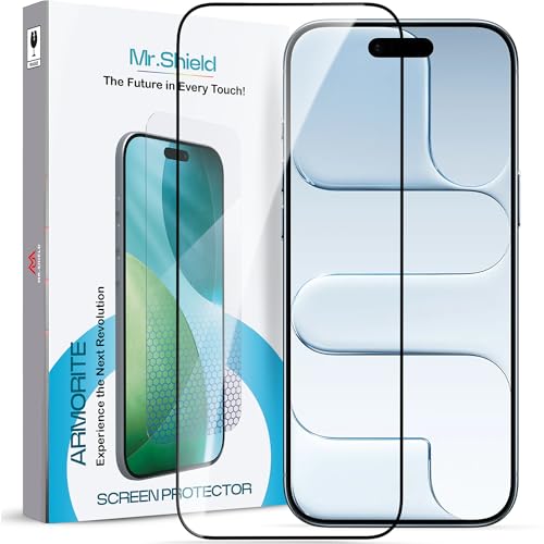 Image of Mr.Shield Screen Protector Tempered Glass for iPhone Air - 9H Hardness Screen Guard, HD Clear [1 Pack]