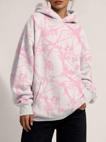 Image of Trendy Queen Women Oversized Hoodies Fall Outfits | Gentle Skin Feel, Aesthetic Drop Shoulder, Large Kangaroo Pocket, Seamless Daily Outfit Match