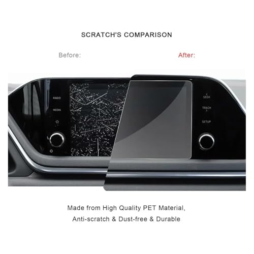 Protector de pantalla premium para navegación Hyundai Sonata DN8 2020 de 8 pulgadas 2