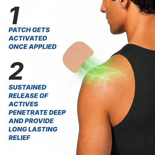 Image of Viopatch Natural Herbal Instant Relief Patch for Muscular & Joint Pain, No Side Effects, 12 Count