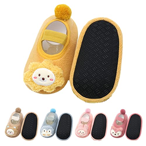 Sock Shoes Toddler Children Toddler Shoes Autumn and Winter Boys and Girls Floor Socks Non Slip Plush Black Shoes3