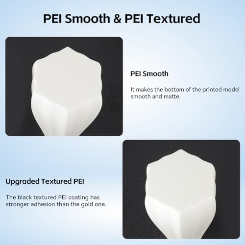 UniTak3D Ender 3 V3 SE KE Double Sided PEI Build Plate 235 * 235mm Druckplatte,Smooth+Textured Druckbett,Flexible Spring Bed Plate for Creality K1/K1C,Ender 3/3 Pro,Ender 3 V2/V2 Neo 3D Drucker – Bild 6