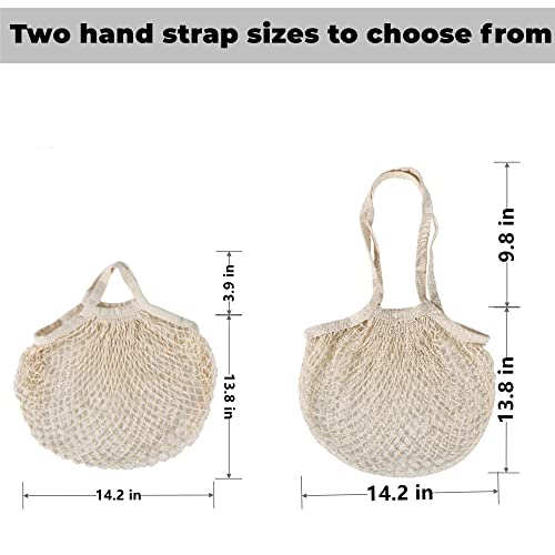 Feichanghao 5 Pack Reusable Produce Bags - 100% Cotton Net Tote Bags, Premium Mesh Grocery Bags, Fruit And Vegetable Bags #TOP1