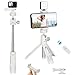 Camera Phone Tripod Flexible for Gopro - Mini Table Tripod Extendable Handle Selfie Stick w/Phone Clip Recharging Remote Shutter & Gopro Adapter Travel Vlog Kits for Sony iPhone Gopro Hero