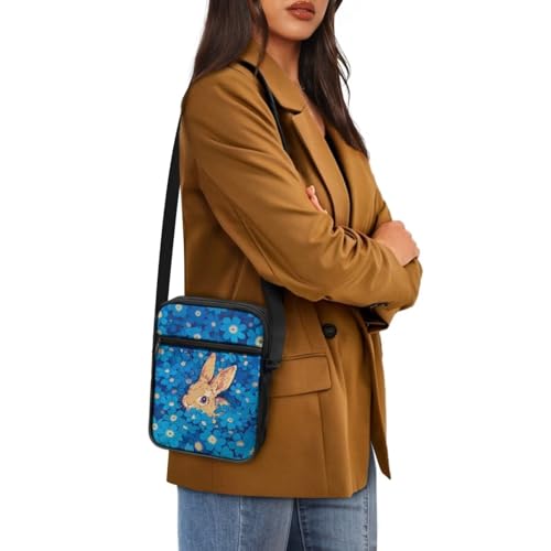 Cute Crossbody Messenger Bags Sling Purses for Women Trendy with Zipper4