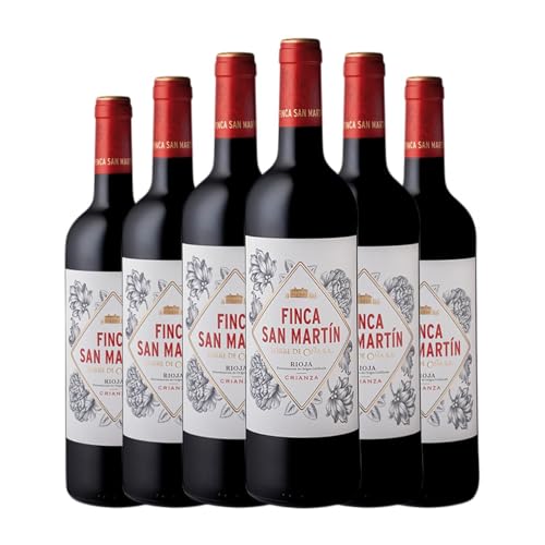 Torre de Oña Finca San Martín Tempranillo Rioja Crianza 75 cl Vino tinto (Caja de 6 Botellas de 75 cl)