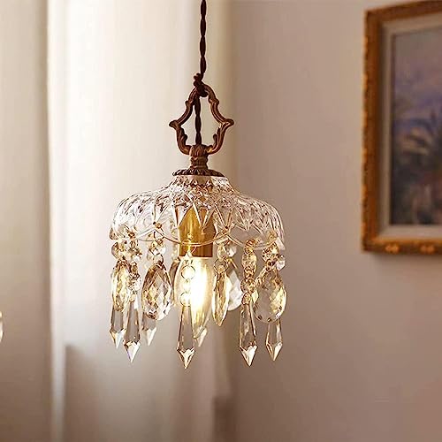 Araña de cristal de latón de techo moderna para comedor y sala de estar 3