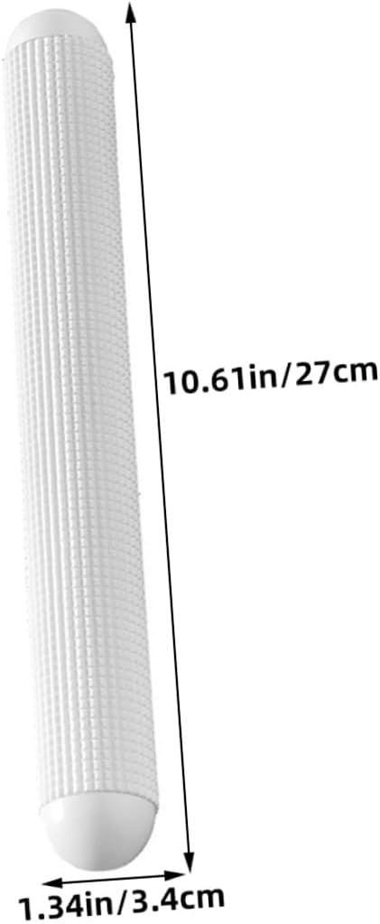SEWACC 6pcs Exhaust Plastic Rolling Pin Nonstick Dough Roller for Pastry Fondant Pizza Bread Baking Kitchen Tool