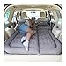 jtymx Inflatable SUV Car Mattress, Trunk Air Bed for Cars, Rear Seat Travel Bed, Portable RV Air Mattress with Honeycomb Design, PVC Flocked Material,(Blue)