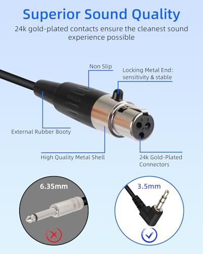Câble microphone 3.5mm vers mini XLR pour smartphone pc - 2