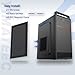 Dust Filter PC 280mmx140mm for Computer Cooler/PSU/Routers Nylon 80 Mesh, Magnetic Frame PC Fan Dust Mesh PC Cooler Filter Dustproof Computer Fan Grills (Nylon, 140 * 280mm, 2pcs, Black)