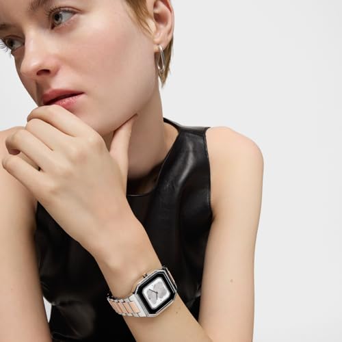 Smartwatch B-Connect NW SS/IPRG ZRC digital con brazalete de acero y conexión Bluetooth 7