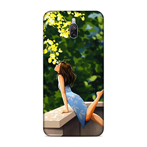 Image of Printed Mobile Back Hard Case Cover for Xiaomi Redmi 8A Dual | Cute Girl, Sunshine, Cute Dress, Lovely Day-2193