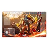 Mlikemat New DTCG Duel Playmat Digimon Wargreymon Anime Trading Card Game Mat Pad + Free Mat Bag