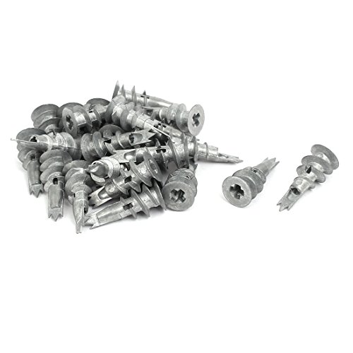 Aexit 13mm x 32mm Zinc Alloy Hollow-Wall Self-Drilling Drywall Anchor 25pcs (ed9326d86df88a6473476bac68305e50)