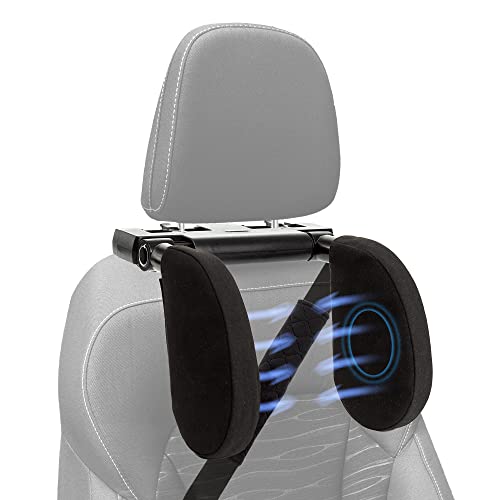 emilio’s Kopfstütze Auto Kinder - Bequemes Nackenkissen Auto für Kinder & Erwachsene - werkzeuglose Installation - Nackenstütze inkl. Gurtschutz