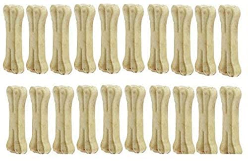 Woofy Digestible Calcium Dog Treat Chew Bones, Rawhide Pressed Dog Chew Bone (18 PCS, 3 INCH) (B09D837MQC) Amazon Price History, Amazon Price Tracker