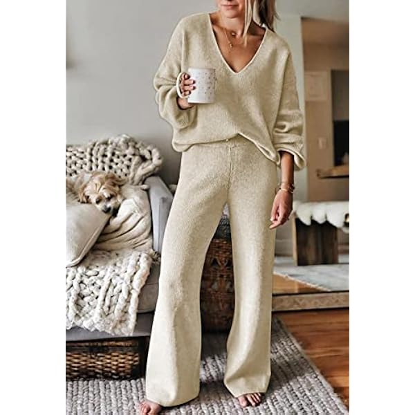 Viottiset Pigiama casual donna tuta felpe 2 pezzi abiti lounge set