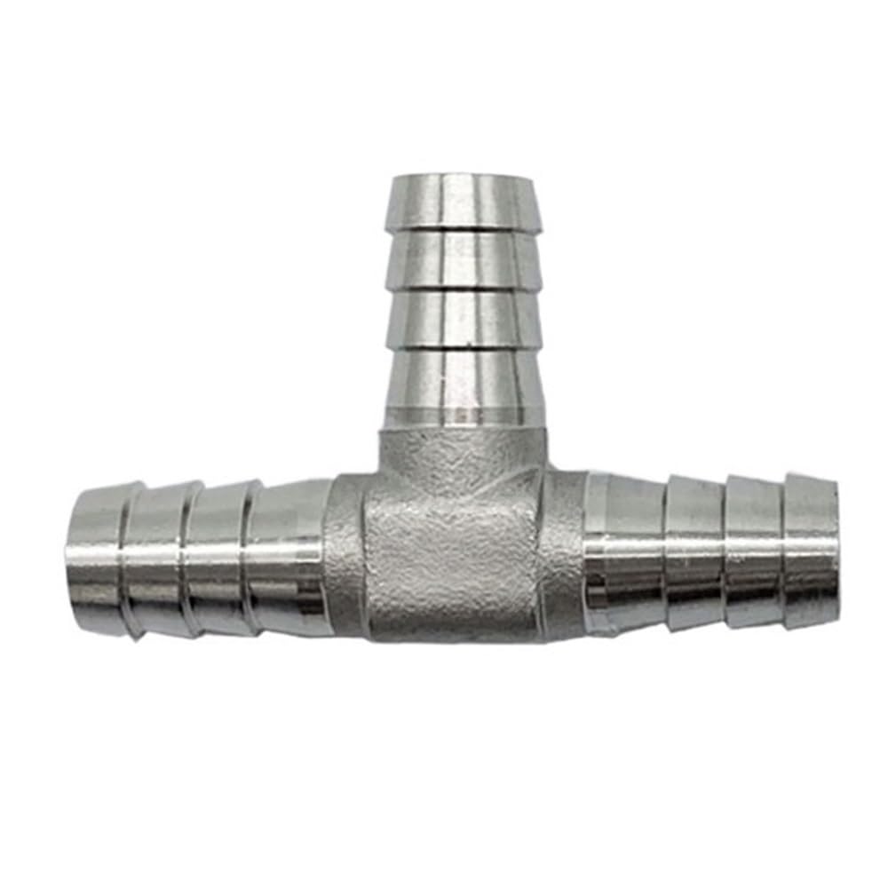 T-Typ-T-Rohrverschraubung, 304 Edelstahl-Widerhaken, 2-, 3-, 4-Wege-Y-Typ-Wasserschlauchanschluss, Widerhakenadapter, 1 Stück(Red,32mm)