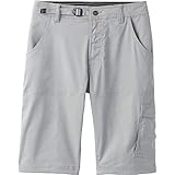 prAna Stretch Zion Shorts, Grey, Size 34