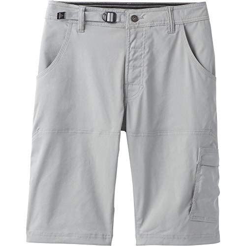 prAna Stretch Zion Shorts, Grey, Size 34