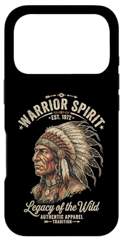 Warrior Spirit Chief Headdress Legacy �g���C�o���A�[�g �A���e�B�[�N�� �X�}�z�P�[�X iPhone 17 Pro �p