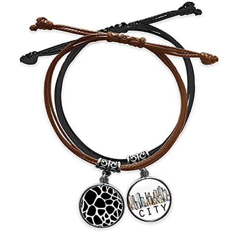 Bracelet illustration girafe ajustable pour résoudre les soucis de taille