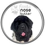 The Blissful Dog Landseer Newfoundland Nose Butter, Versatile Dog Nose Balm for Dry Nose, Handcrafted Nose Moisturizer, Easy-to-Apply Dog Essentials, Unscented, 2 oz.