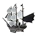 FXQIN Puzzle 3D Madera, Maqueta Pirata caribeño Perla Negra de Madera para Montar, Rompecabezas Madera 3D de Barcos para Construir, Kit de Manualidades DIY, 141 Piezas, Juguete de Montaje