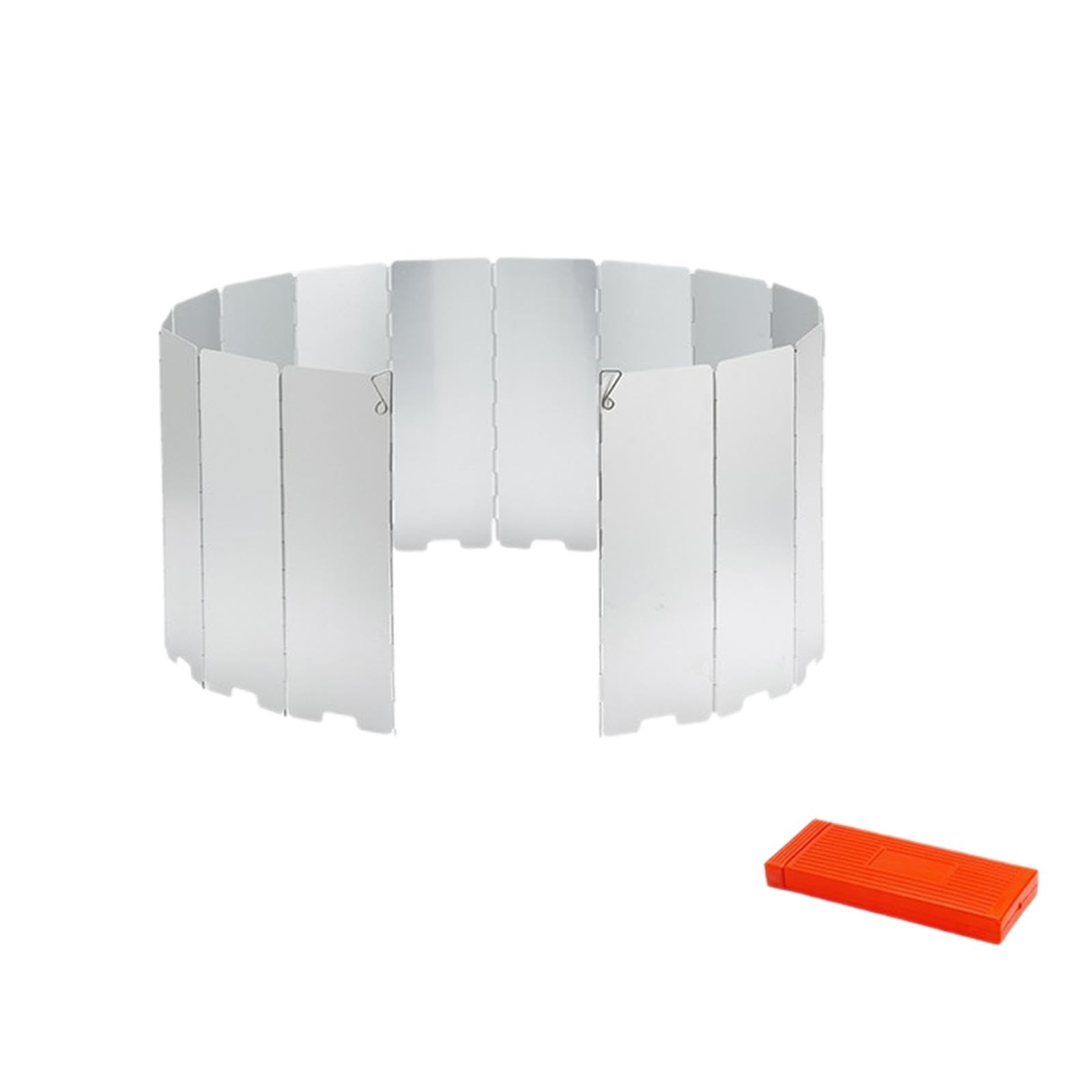 Windscreen Folding Portable Windshield for Outdoor Cooking Backpacking Argent|Sporting Goods|Outdoor Sports|Camping & Hiking|Camping Cooking Supplies|Camping Cookware-image-14