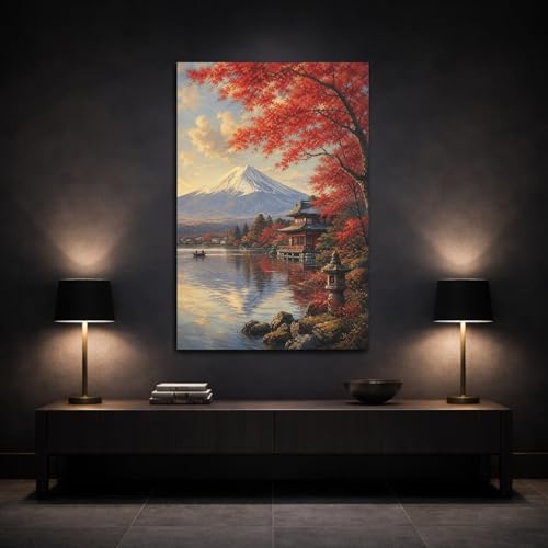 Tableau côtier déco salon moderne avec toile verticale 60x90 - 3