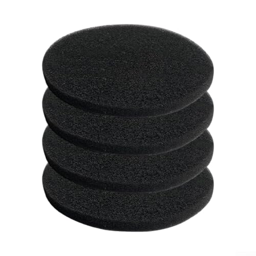 Vidonergy Lot de 4 filtres à air ronds de rechange pour aspirateur Pluggit EV100/EV200/EV500/REV150 135 mm