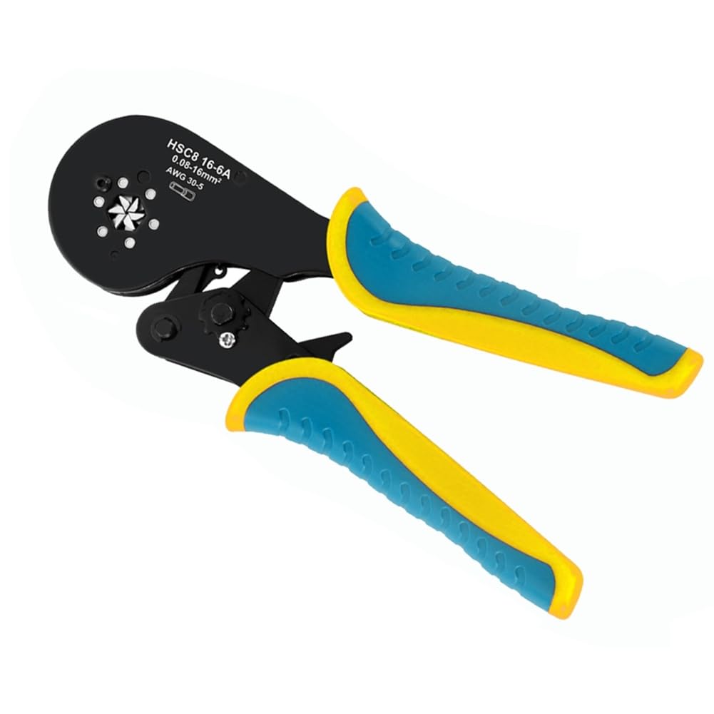 Jnchdghwa Crimp Tool Kit for Insulated Non-for Insulated Wire Ferrules Connectors Hexagonal Crimpers Wire Ferrule Crimper Plier Kit