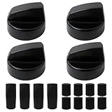 4x Universal Control Knobs Replacement with 12x Adapters Fit for RVs, Campers,...