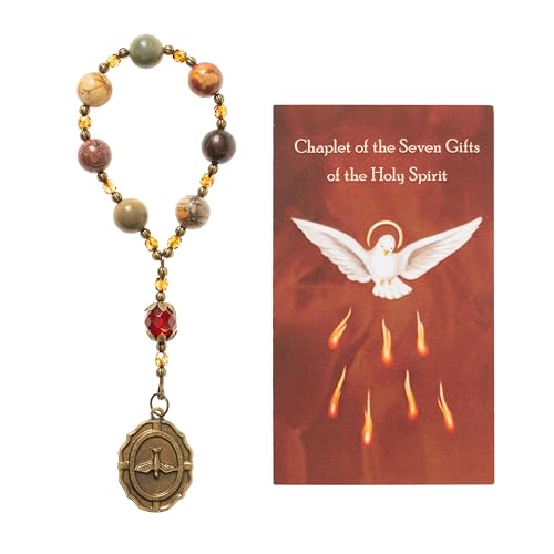 Seven Gifts of the Holy Spirit Gemstone Chaplet | Antique