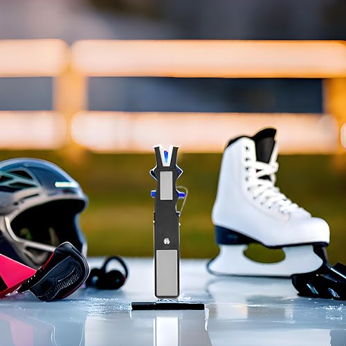 Skates Sharpener, Ice Skates Blade Sharpener, Hockey Ice Skate Blade Sharpening Tool, Efficient Emery Grinding Tool for Ice Skating Enthusiasts, Portable for Outdoor Use