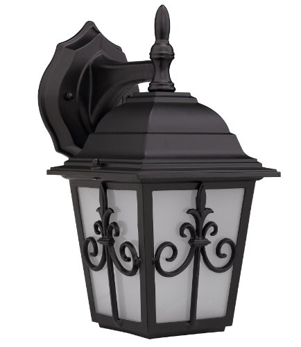 Chloe Lighting CH4891-ORB-OSD1 11.25-Inch Tall Transitional 1-Light Oil Rubbed Bronze Outdoor Wall Sconce