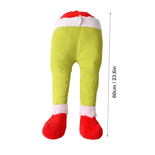 Pernas Recheadas de Elfo, Elfo Longo de 23,6 Polegadas Preso Em árvore, Macio, Durável, Flexível, Co