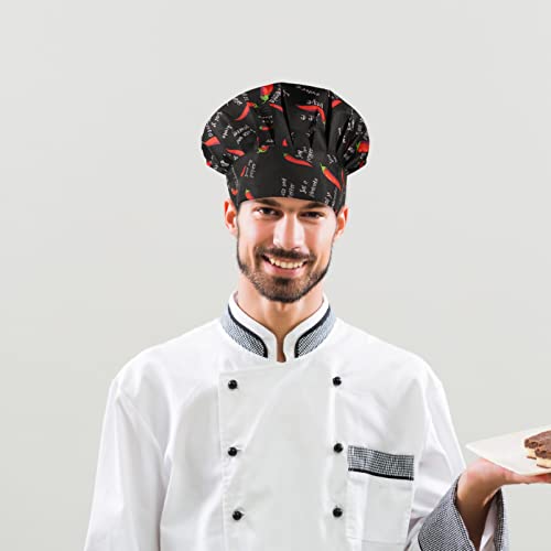 Luxshiny Chapéu De Chef Chapéu De Spa De Beleza Capa De Cabelo Bufante Chapéus De Chef Para Adultos