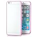 Produktbild Saxonia Aluminium Bumper Apple iPhone 6 Plus / 6S Plus Ultra Slim Alu Case Schutz Hülle Rahmen (mit Klinke) Rosa