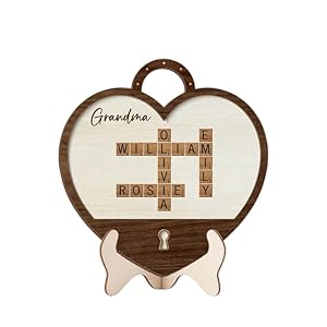 Personalised Wooden Plaque – Mum/Grandma’s Heart – Personalised Mum Crossword Wooden Plaque Personalised mothers day gifts, Grandma plaque, Mum plaques, Mothers day gifts (Model #1)